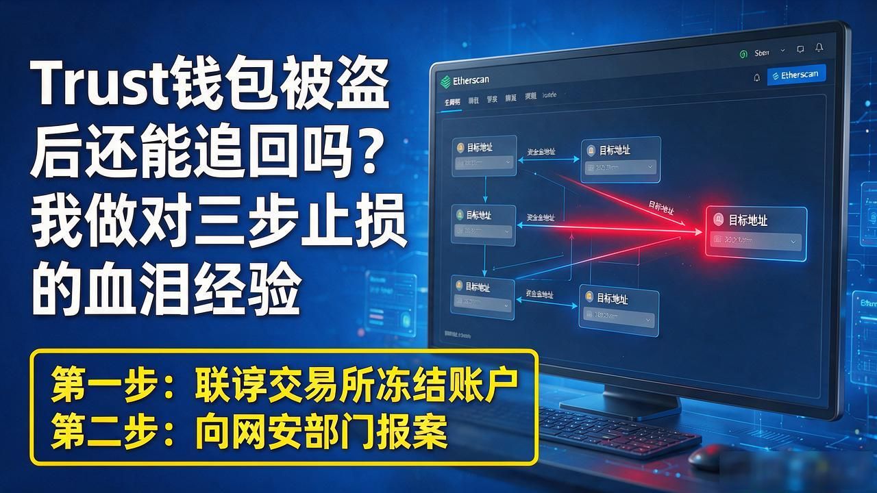 Trust钱包被盗后还能追回吗？我做对三步止损的血泪经验