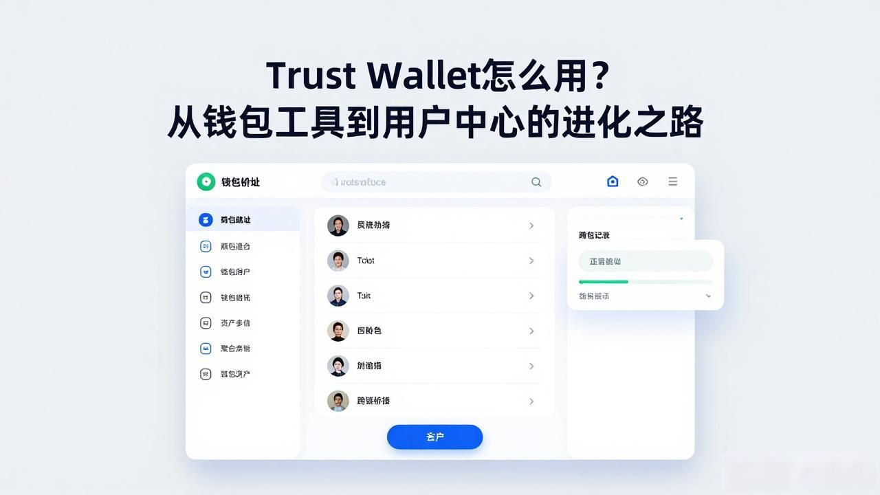 Trust Wallet怎么用？从钱包工具到用户中心的进化之路