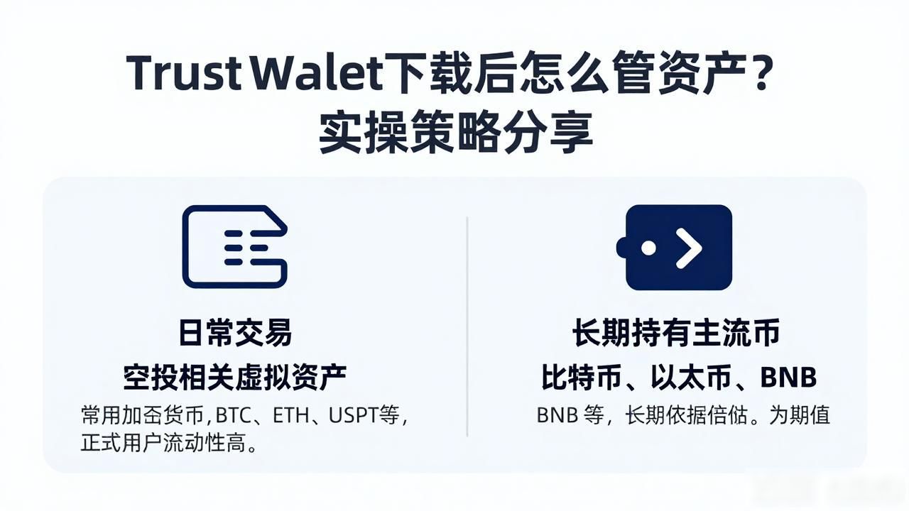 Trust Wallet下载后怎么管资产？实操策略分享