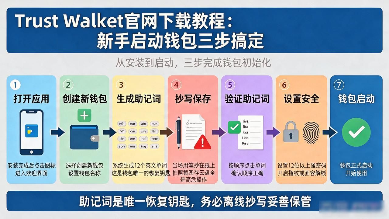 Trust Wallet官网下载教程：新手启动钱包三步搞定