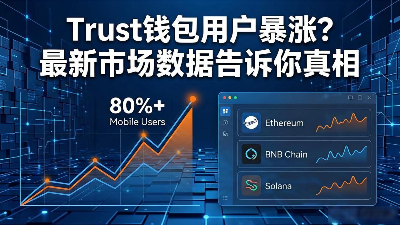 Trust钱包用户暴涨？最新市场数据告诉你真相