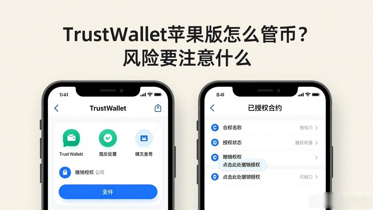 Trust Wallet苹果版怎么管币？风险要注意什么