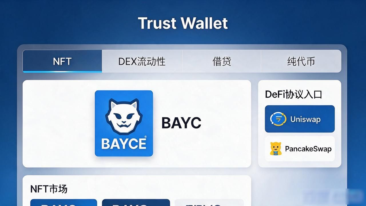 Trust Wallet下载后多资产支持特点：能管哪些币、怎么跨链用
