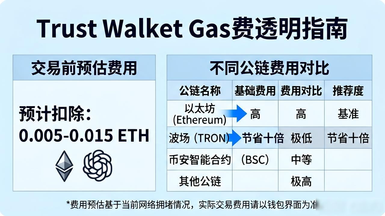 Trust钱包Gas费透明指南：看懂账单不花冤枉钱