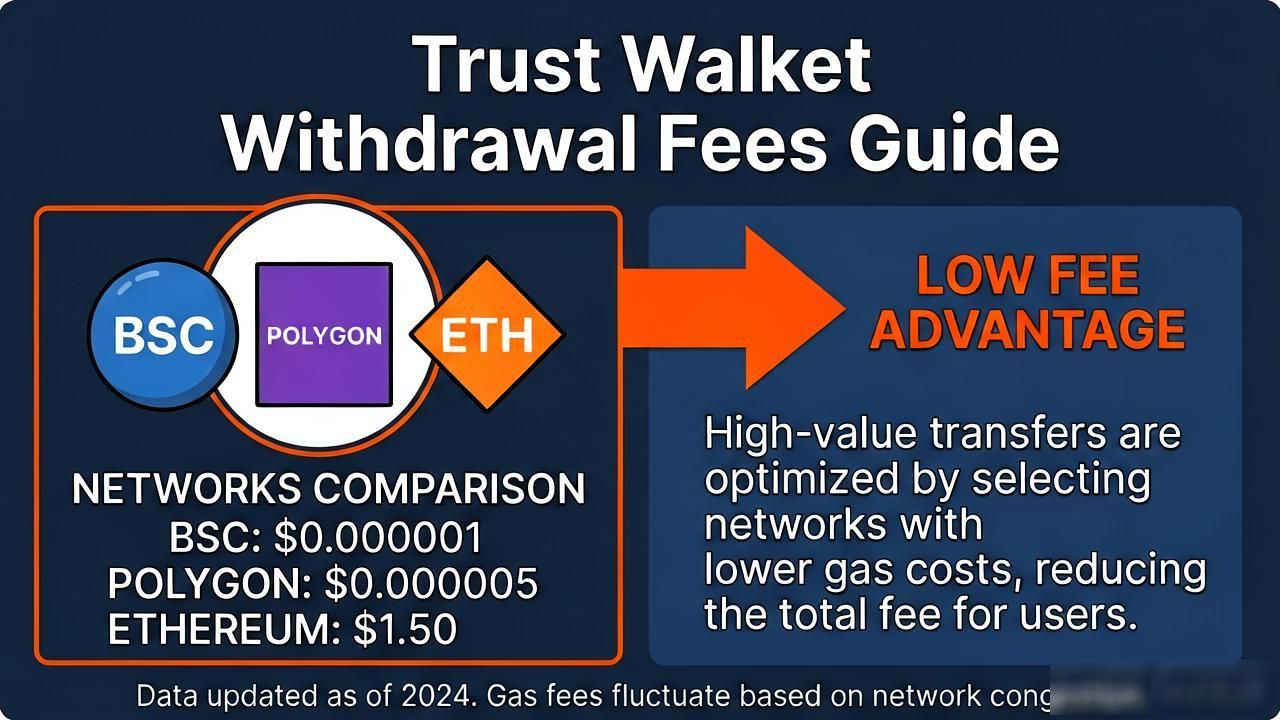 Trust Wallet怎么提现最省手续费？全流程拆解