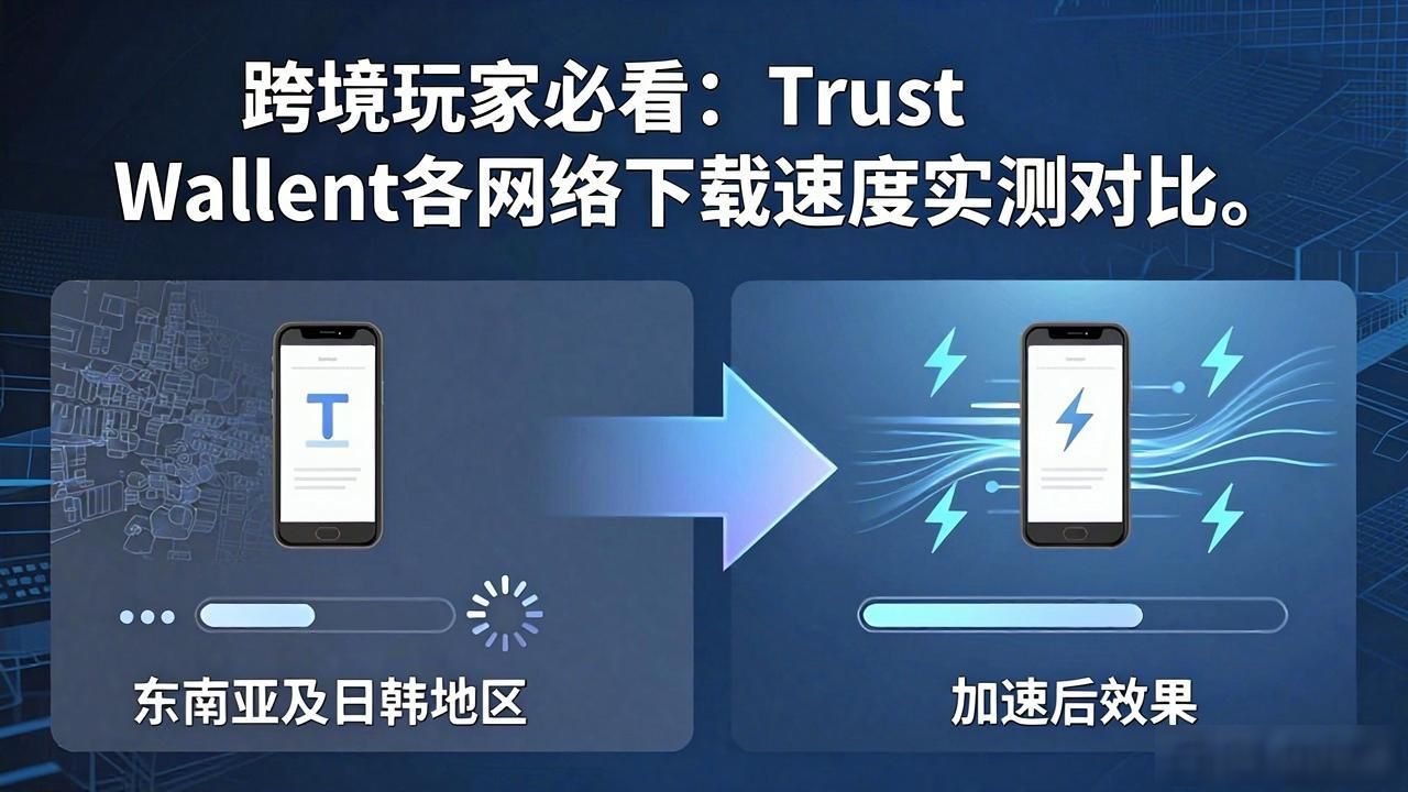 跨境玩家必看：Trust Wallet各网络下载速度实测对比