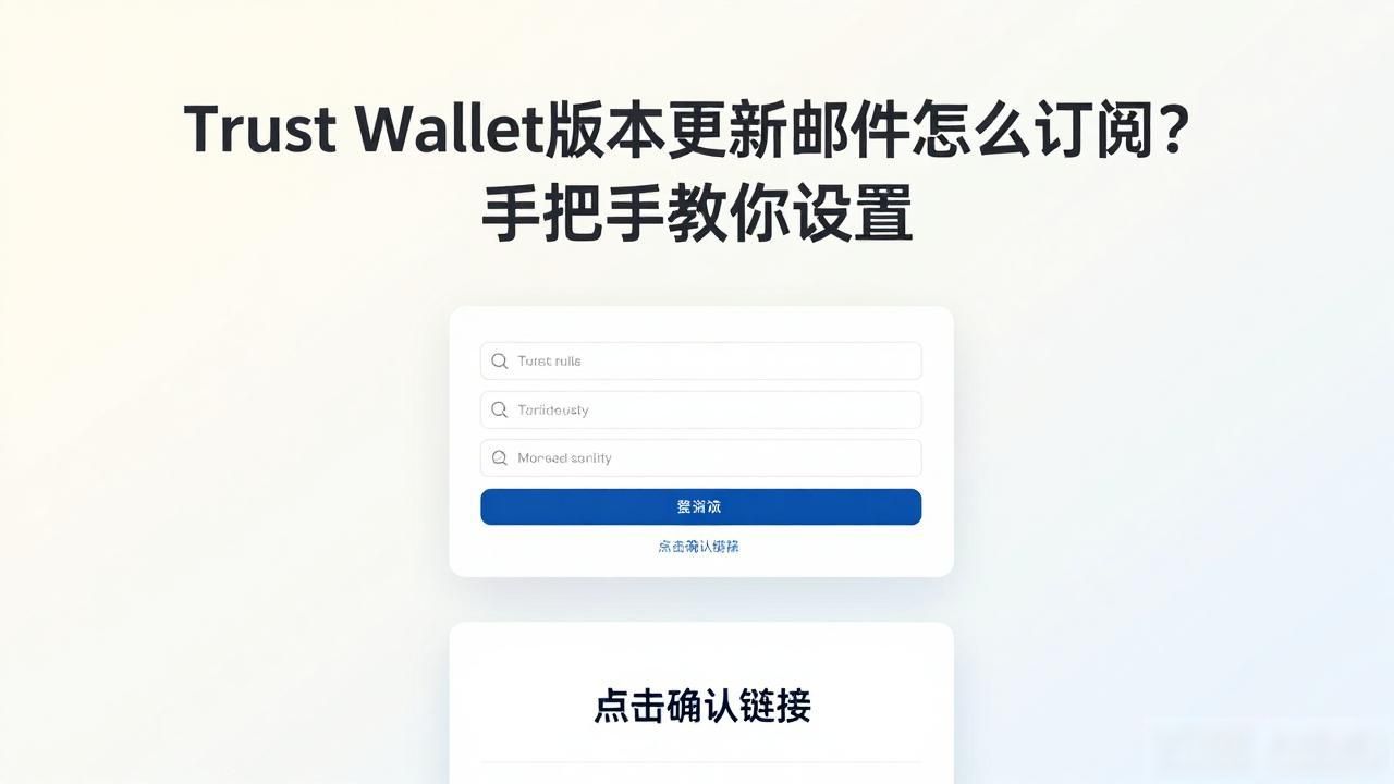 Trust Wallet版本更新邮件怎么订阅？手把手教你设置