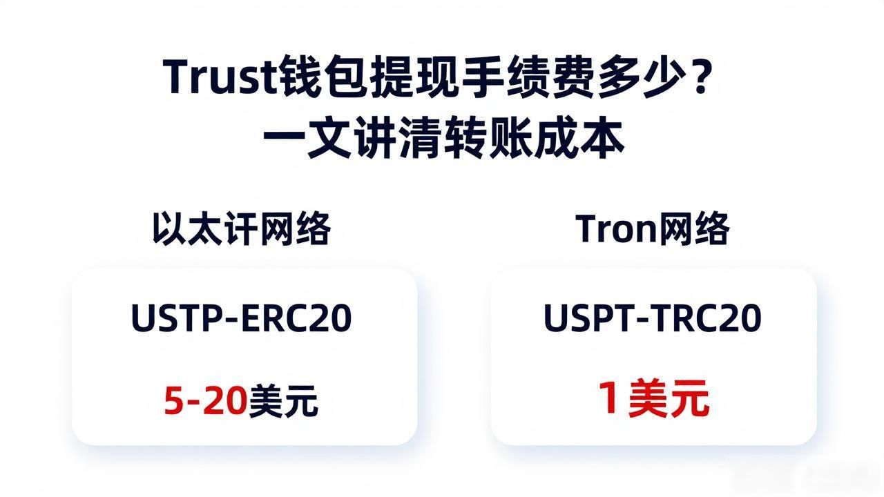 Trust钱包提现手续费多少？一文讲清转账成本