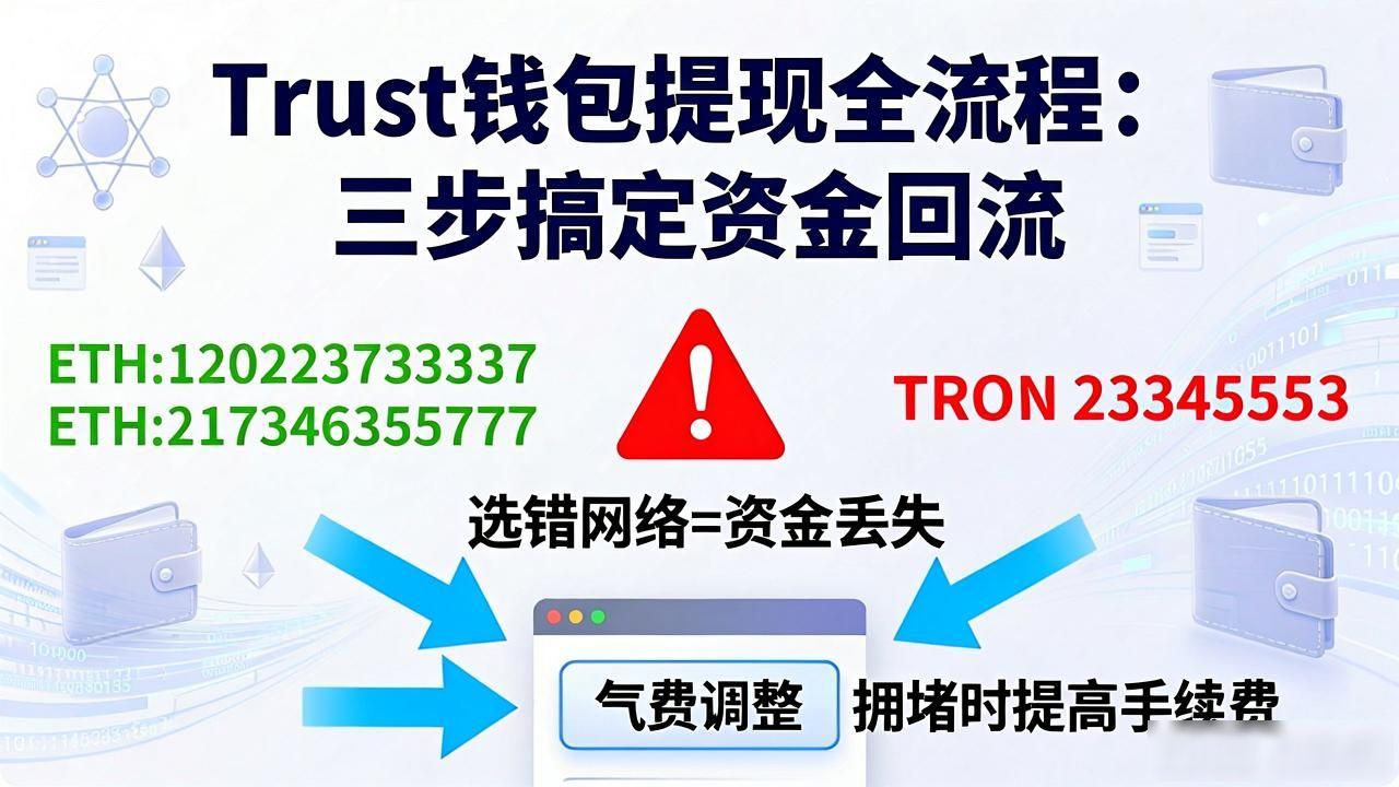 Trust钱包提现全流程：三步搞定资金回流