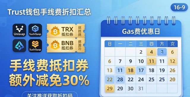 Trust钱包手续费折扣汇总 省钱技巧看这里