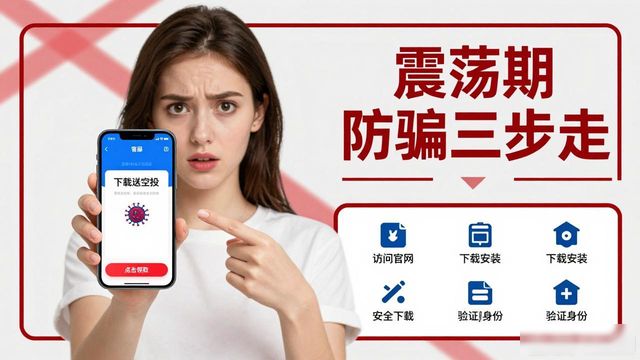 震荡期怎么安全下载Trust Wallet？防骗三步走