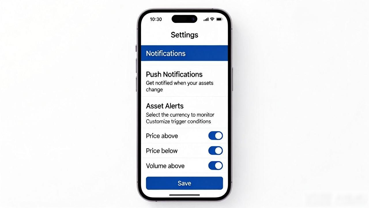 iPhone用户必看：Trust Wallet资产变动一键提醒设置详解
