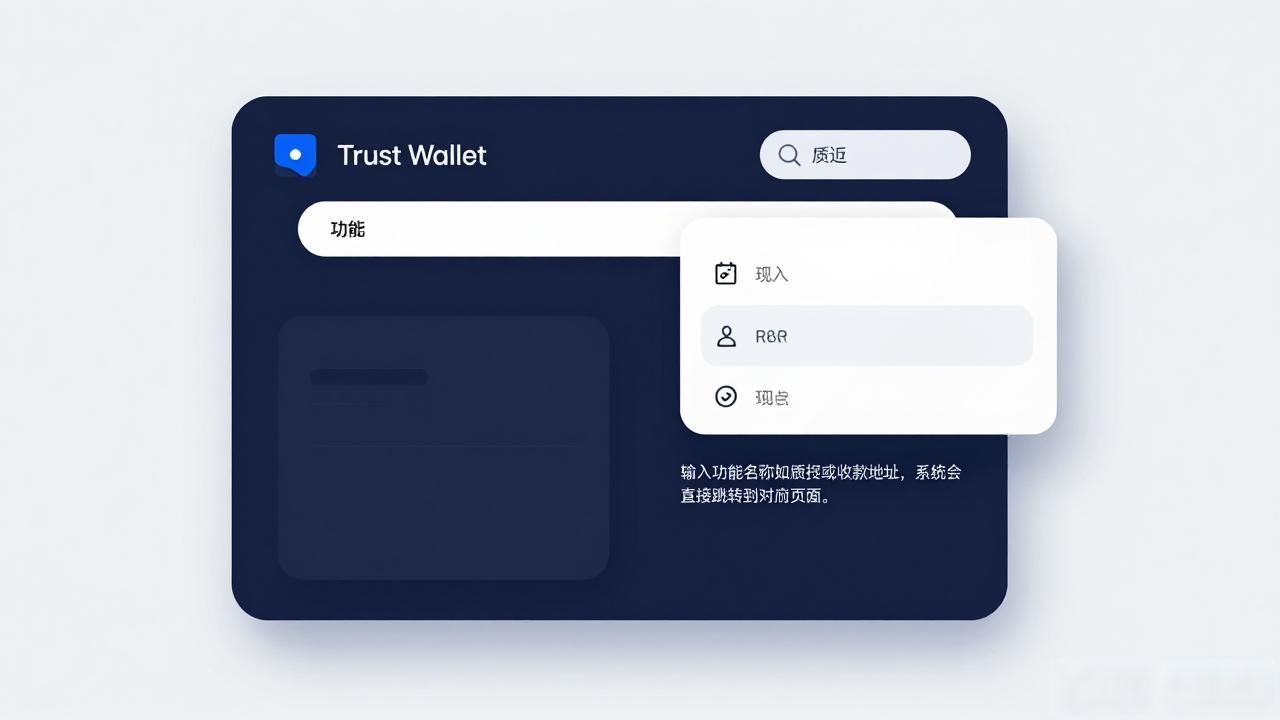 Trust Wallet功能找不到？一图教你快速定位所有入口