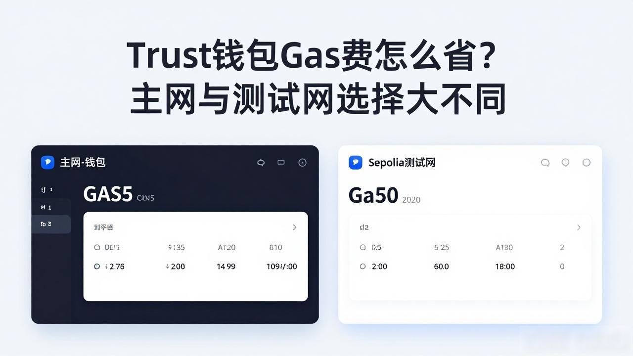 Trust钱包Gas费怎么省？主网与测试网选择大不同