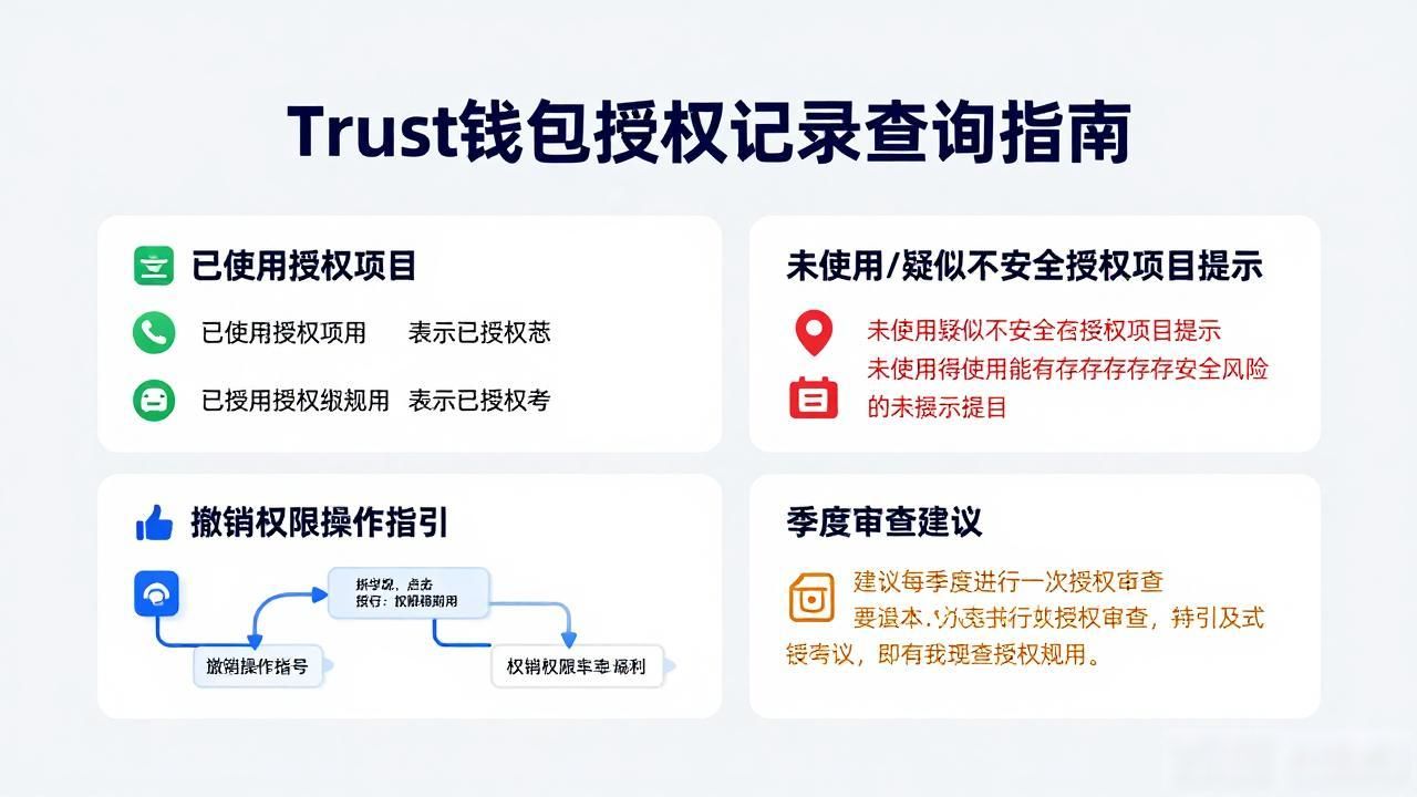 Trust钱包授权记录查询指南