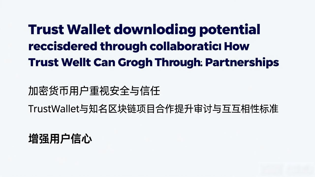 Trust Wallet downloading potential reconsidered through collaboration How Trust Wallet Can Grow Through Strategic Partnerships