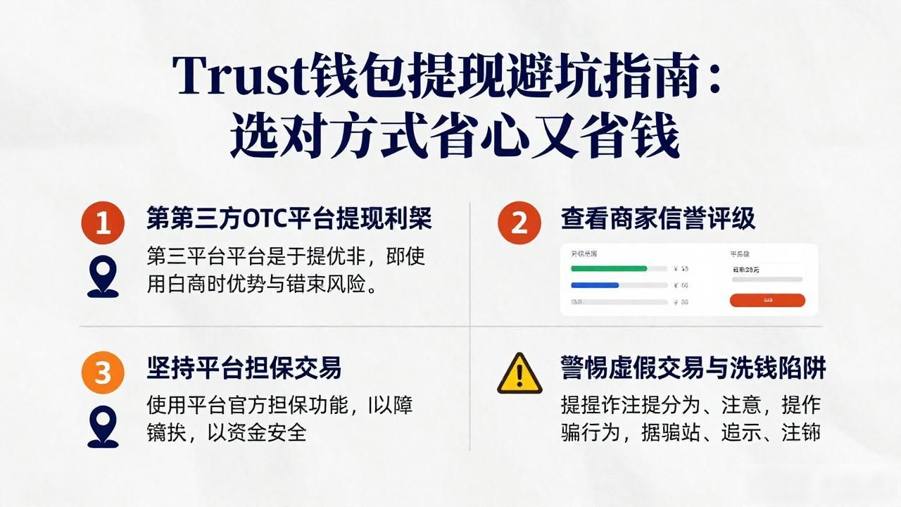 Trust钱包提现避坑指南：选对方式省心又省钱