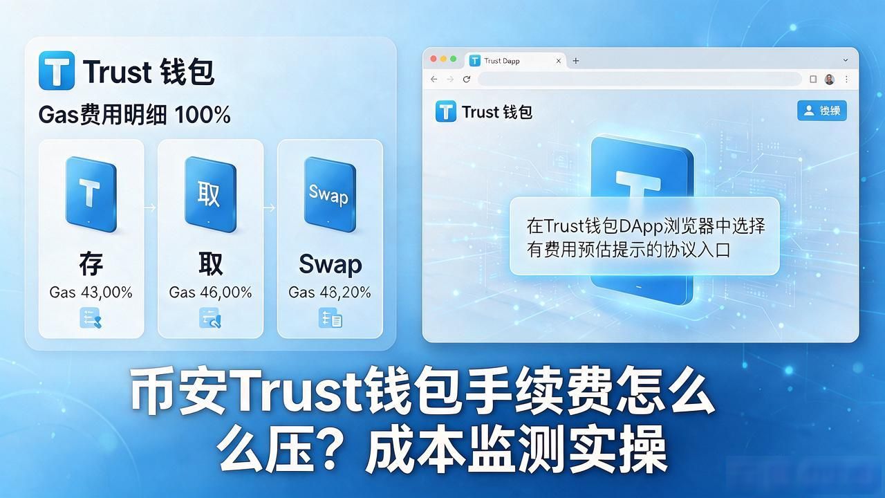 币安Trust钱包手续费怎么压？成本监测实操