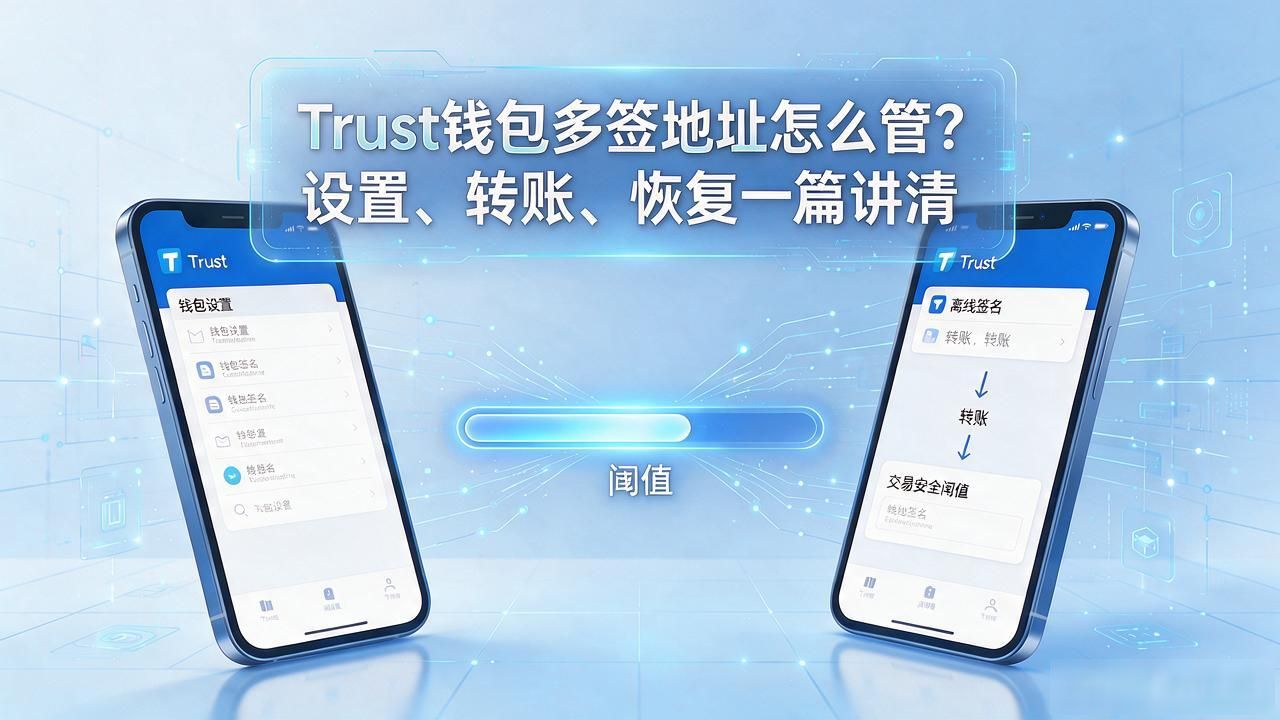 Trust钱包多签地址怎么管？设置、转账、恢复一篇讲清