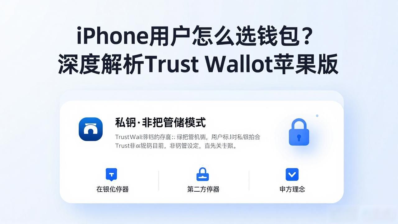 iPhone用户怎么选钱包？深度解析Trust Wallet苹果版