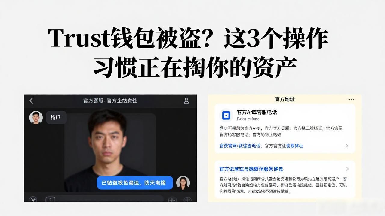 Trust钱包被盗？这3个操作习惯正在掏空你的资产