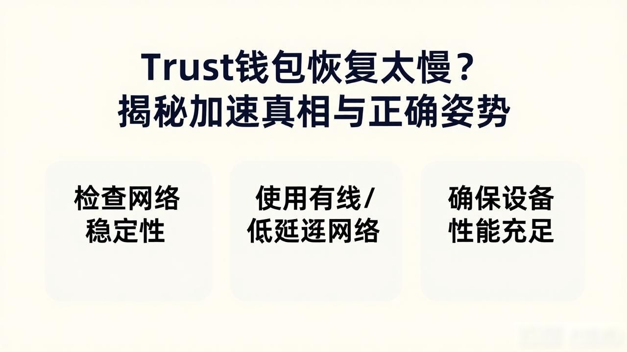 Trust钱包恢复太慢？揭秘加速真相与正确姿势