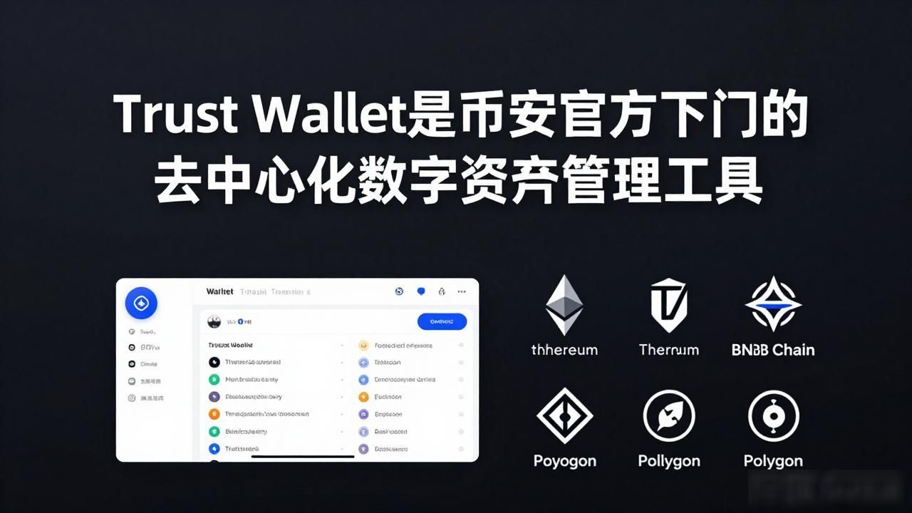 Trust Wallet是币安官方旗下的去中心化数字资产管理工具