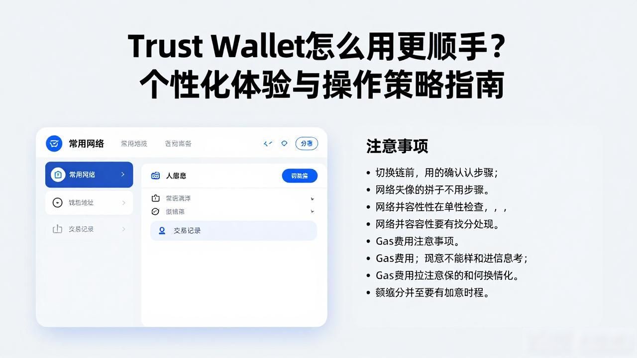 Trust Wallet怎么用更顺手？个性化体验与操作策略指南