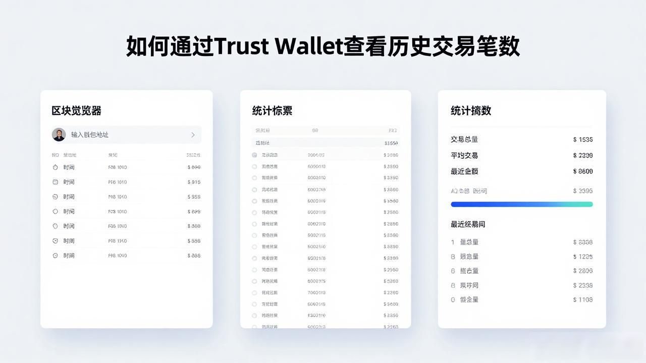 如何通过Trust Wallet查看历史交易笔数