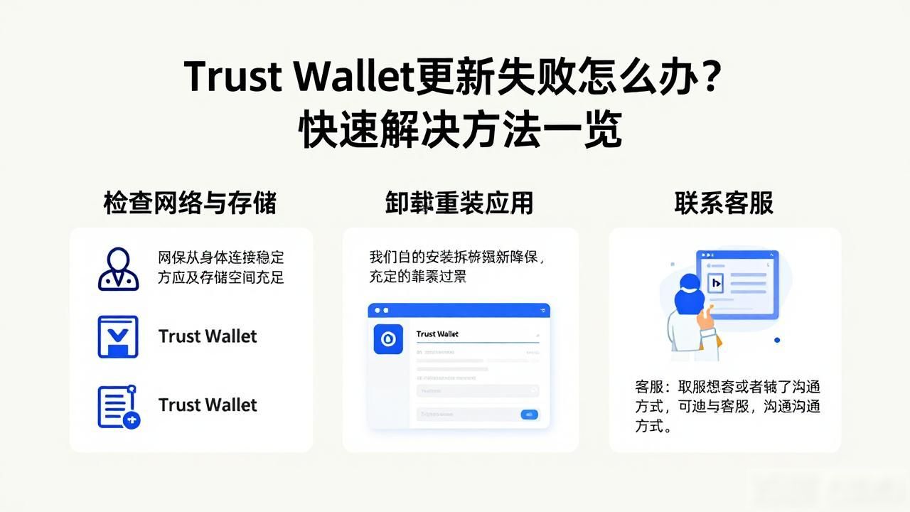 Trust Wallet更新失败怎么办？快速解决方法一览