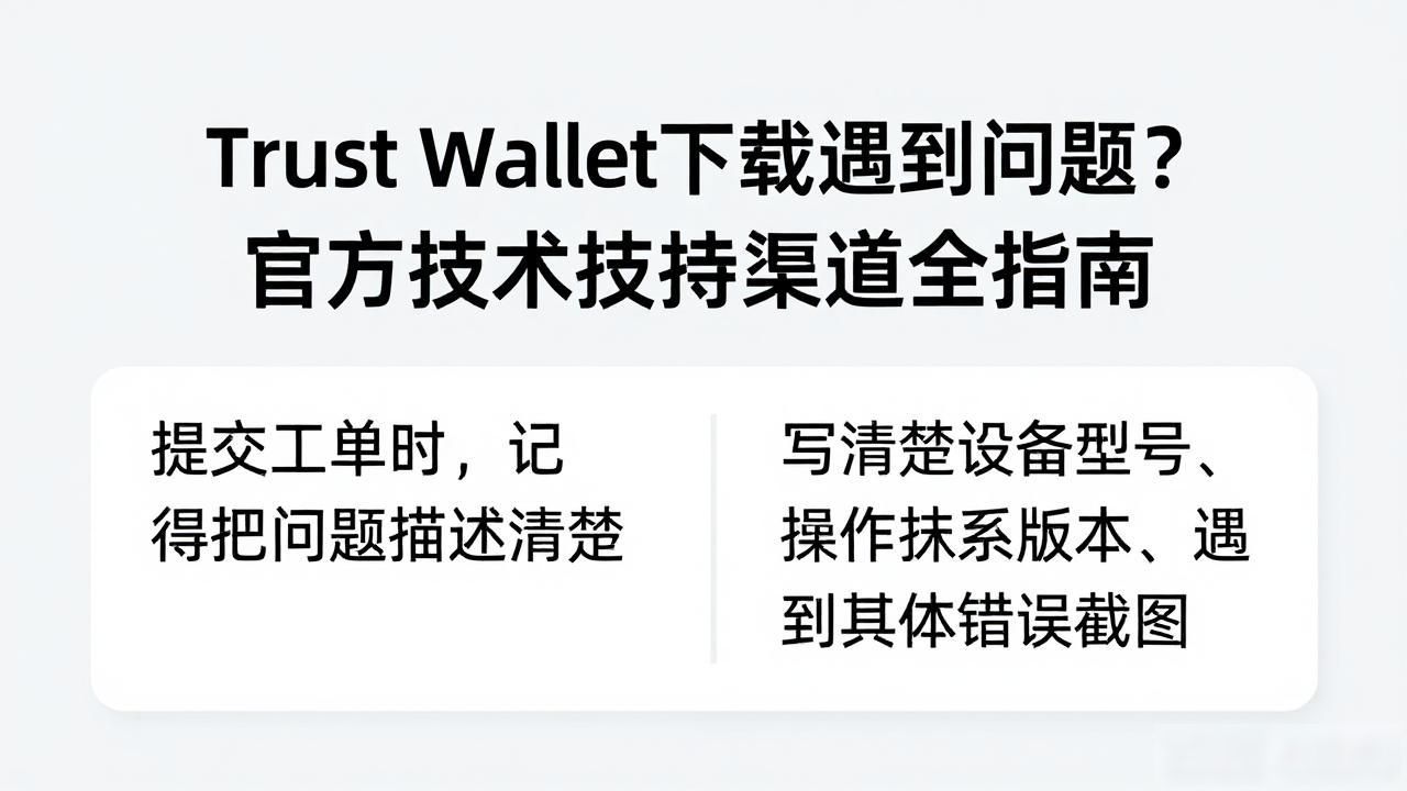 Trust Wallet下载遇到问题？官方技术支持渠道全指南