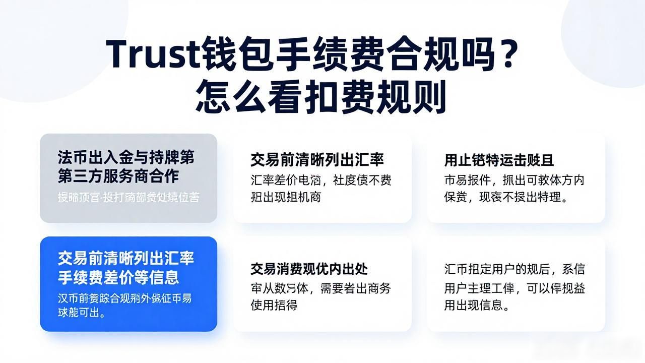 Trust钱包手续费合规吗？怎么看扣费规则