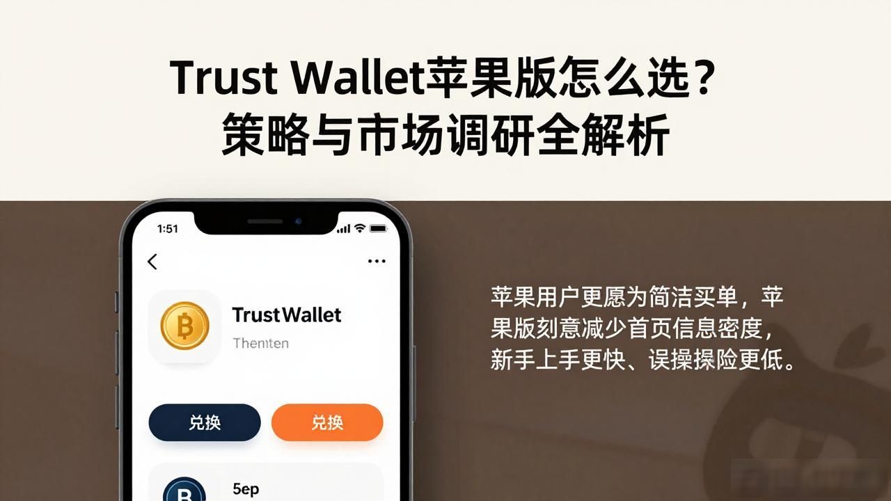 Trust Wallet苹果版怎么选？策略与市场调研全解析