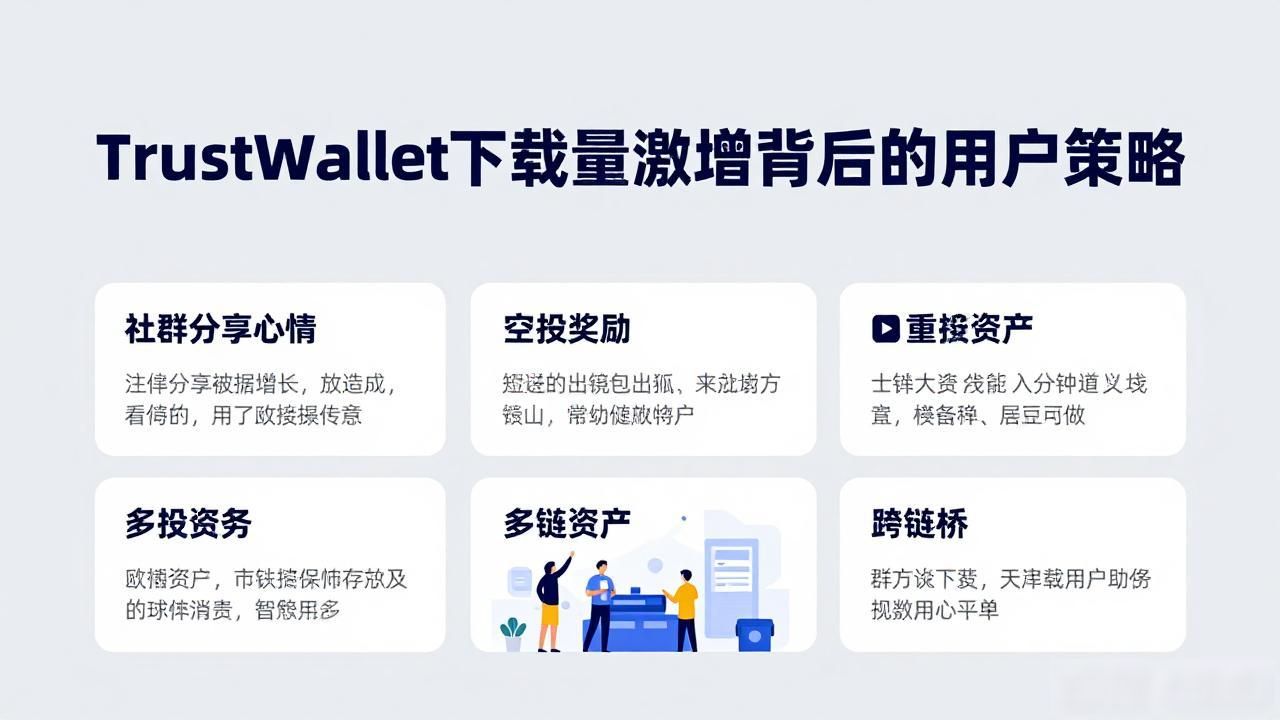 Trust Wallet downloads： User-impactful methodologies Trust Wallet下载量激增背后的用户策略