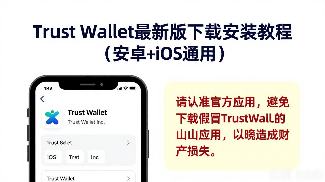 Trust Wallet最新版下载安装教程（安卓+iOS通用）