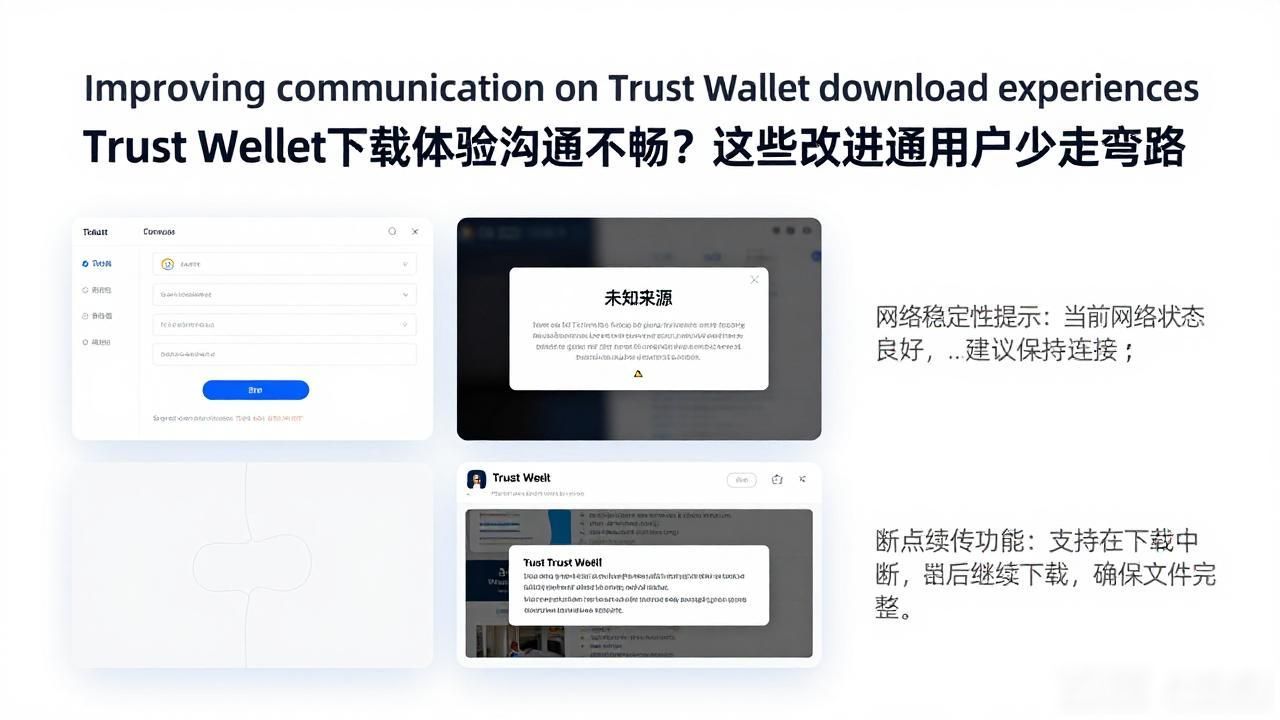 Improving communication on Trust Wallet download experiences Trust Wallet下载体验沟通不畅？这些改进让用户少走弯路